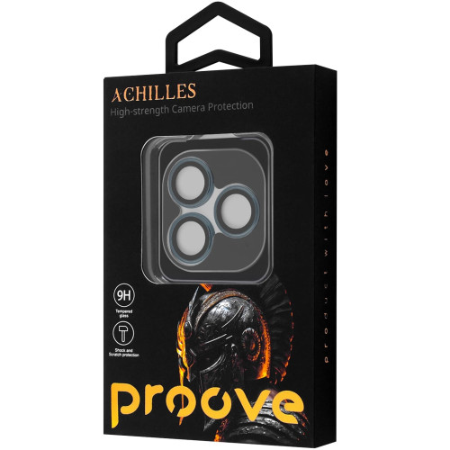 Захисне скло для смартфону Proove для камери Achilles iPhone 17 Pro/17 Pro Max Blue (CPPAIP17PM08)