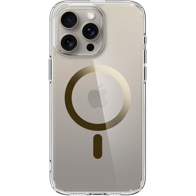 Чохол Spigen для Apple iPhone 15 Pro Ultra Hybrid MagFit, Gold