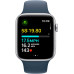 Смартгодинник Apple Watch SE GPS 44mm Silver Aluminium Case with Storm Blue Sport Band – M/L