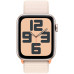 Смартгодинник Apple Watch SE GPS 44mm Starlight Aluminium Case with Starlight Sport Loop
