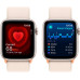 Смартгодинник Apple Watch SE GPS 44mm Starlight Aluminium Case with Starlight Sport Loop