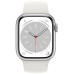 Смартгодинник Apple Watch Series 8 GPS 41mm Silver Aluminium Case with White Sport Band