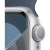 Смартгодинник Apple Watch Series 9 GPS 41mm Silver Aluminium Case with Storm Blue Sport Band – M/L
