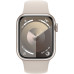 Смартгодинник Apple Watch Series 9 GPS 41mm Starlight Aluminium Case with Starlight Sport Band – M/L
