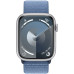 Смартгодинник Apple Watch Series 9 GPS 45mm Silver Aluminium Case with Winter Blue Sport Loop