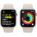Смартгодинник Apple Watch Series 9 GPS 45mm Starlight Aluminium Case with Starlight Sport Band – S/M