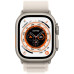 Смартгодинник Apple Watch Ultra GPS + Cellular 49mm Titanium Case with Starlight Alpine Loop Medium