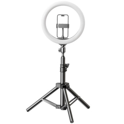 Набір для блогера RTAKO ZJ-ZBT01 Live Streaming Stand with Ring Light and Floor Tripod (6942063215400)